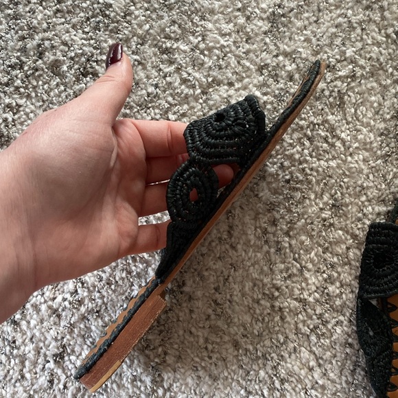 CARRIE FORBES Naima Raffia Slides - Picture 4 of 4